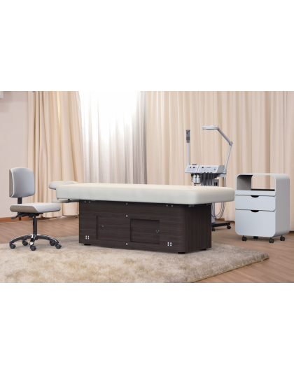 Spa Beds 2285B - Light Beige / Black Walnut